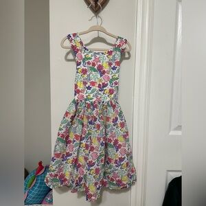 Mini Boden Multicolor Floral Kids Dress